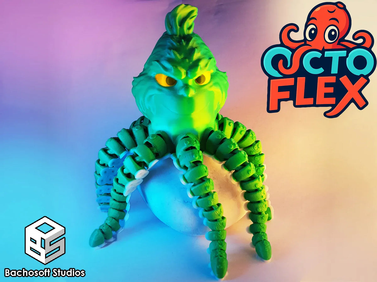 Pieuvre articulée Flexi Grinch – OctoFlex - Figurine Print