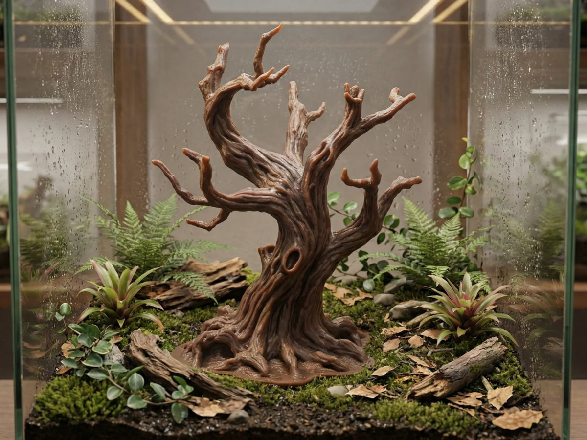 Décor de Terrarium Arbre Mort & Terrain Miniature - Pet Print