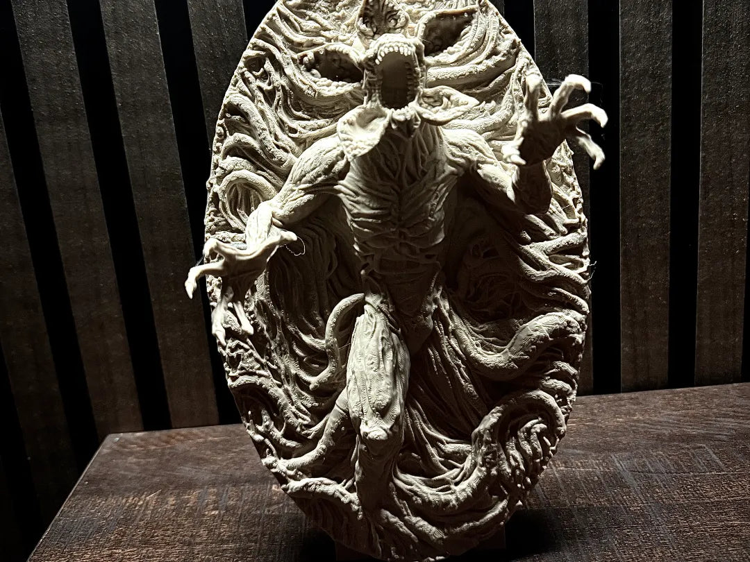 Demogorgon - Sculpture en relief Stranger Things - Geek Print