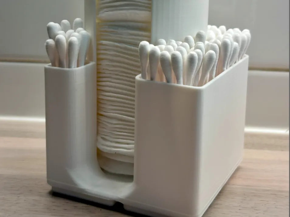 Distributeur de tampons de coton et de cotons-tiges Gridfinity - Beauté Print