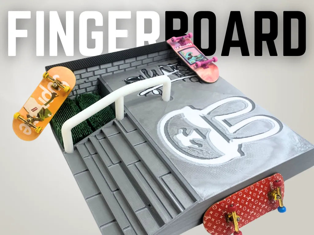 Skatepark pour fingerboard - Vélo Print