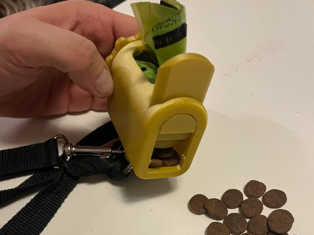 Dual-Core Sac à déjections pour chien et Distributeur de friandises - Pet Print