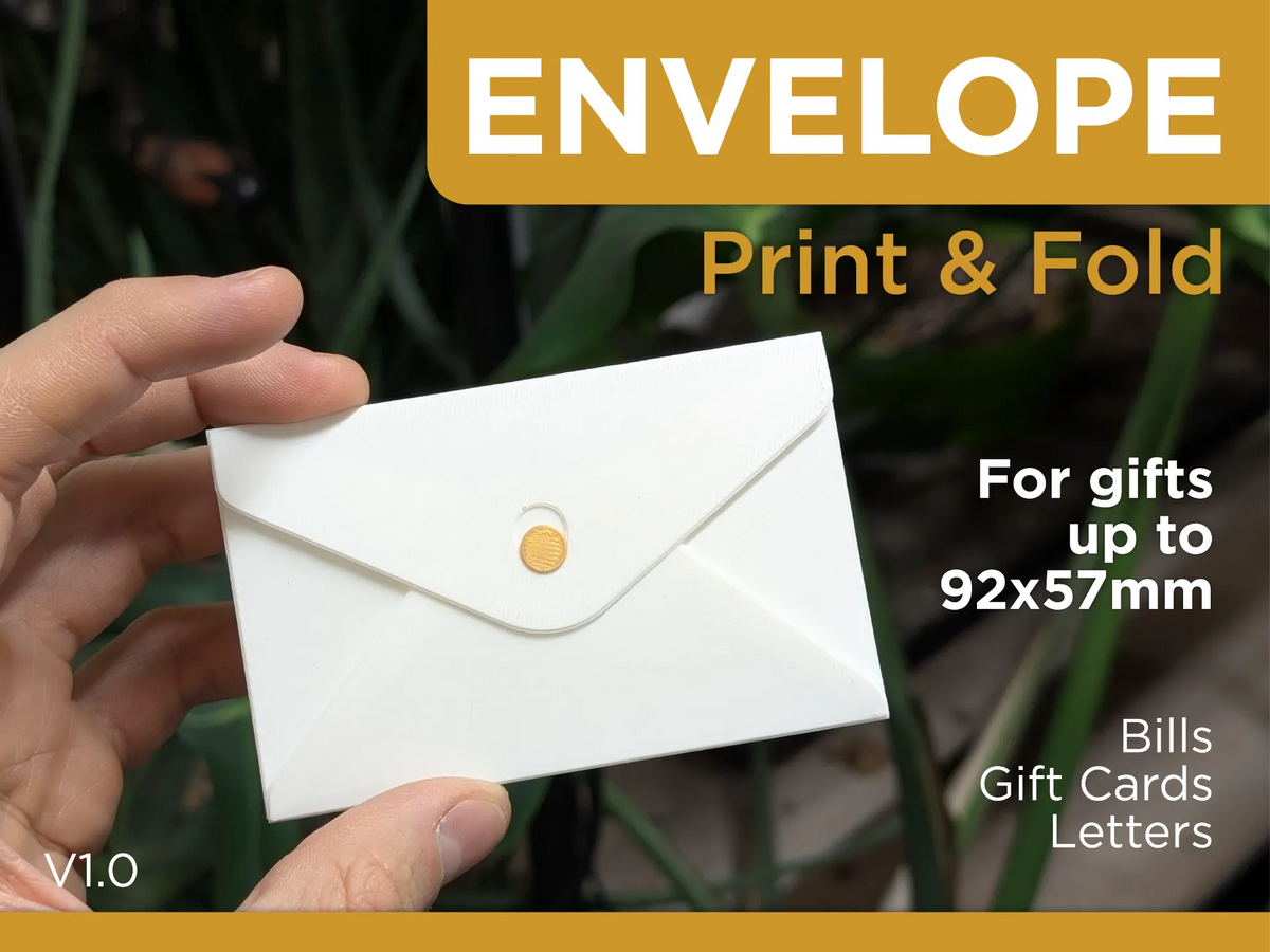 Enveloppe - Imprimer & Plier - Pour cartes cadeaux et argent - Fêtes Print