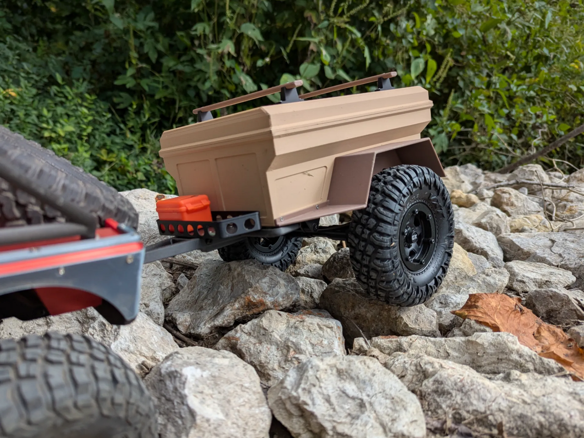 Remorque d'aventure M416 pour camions RC (échelle 1:10) - Maquette Print