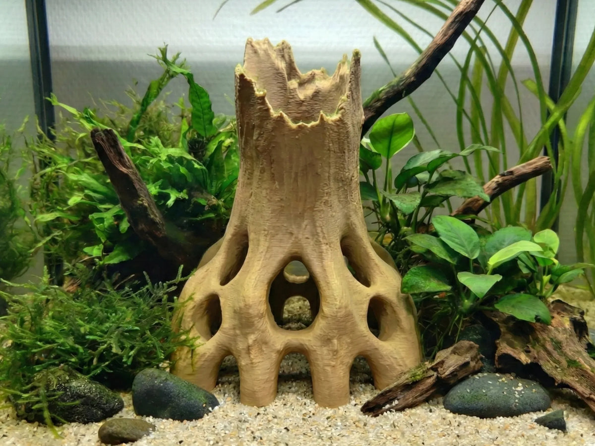 Aquarium Terrarium Abri Grotte Arbre Debout - Pet Print