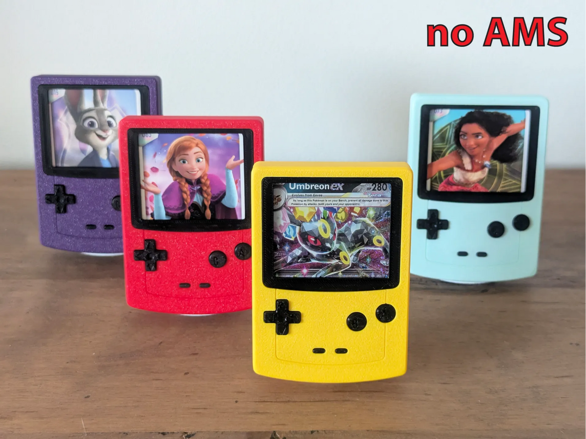 Boîte de présentation de cartes Pokemon tcg style Game Boy Color - Jeux Print