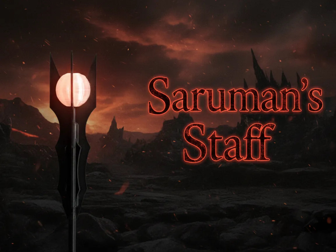 Bâton de sorcier inspiré de Saruman - Cosplay Print