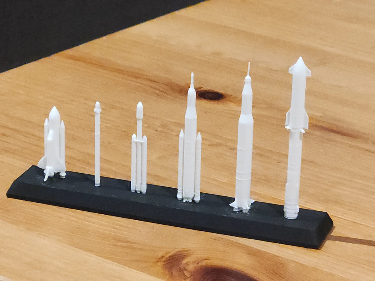 Ferme de fusées miniatures - Maquette Print