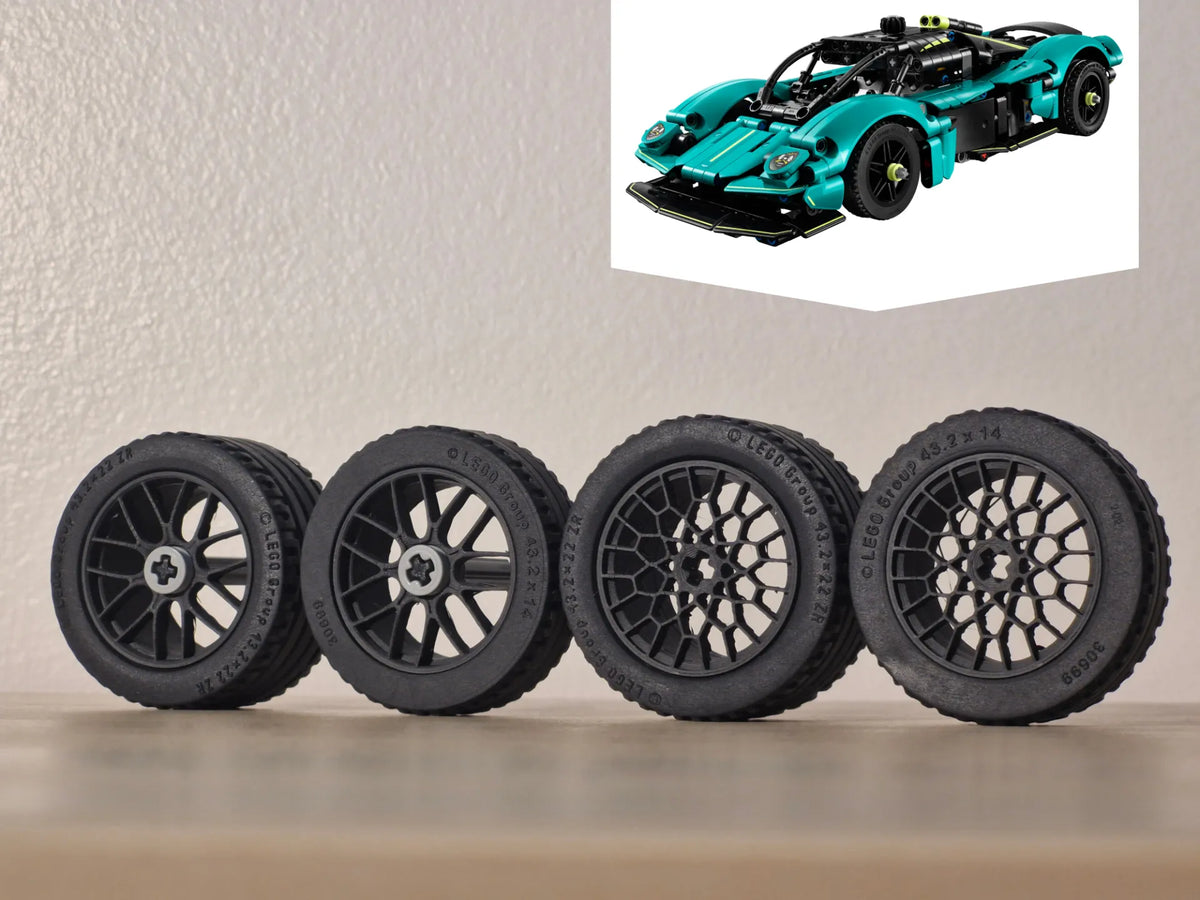Roues réalistes - Legò Aston Martin Valkyrie 42208 - Auto Print