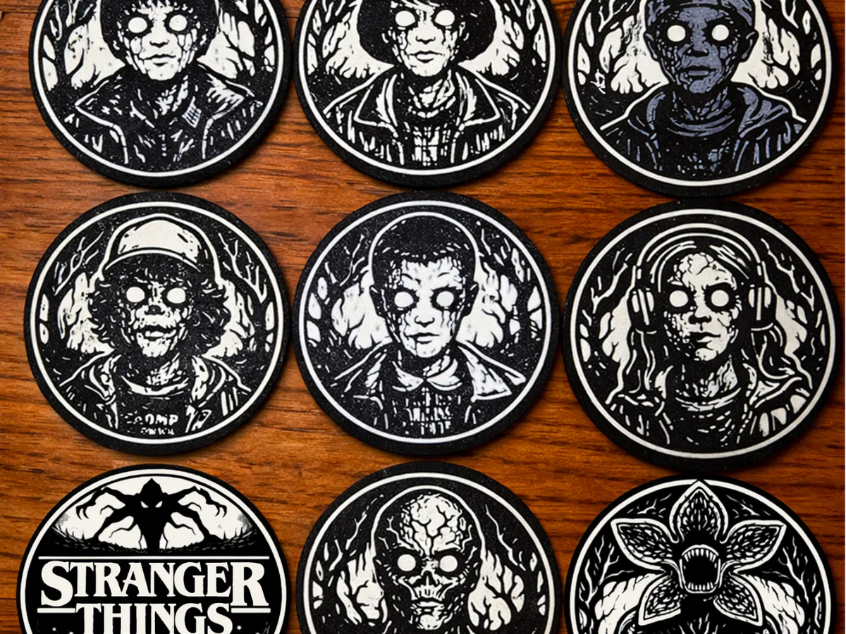 Stranger Things: Sous-verres réversibles - Geek Print