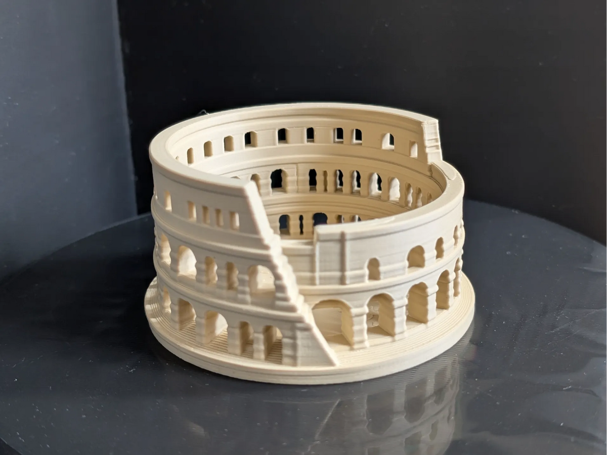 Modèle simplifié du Colisée – Amphithéâtre Antique - Maquette Print