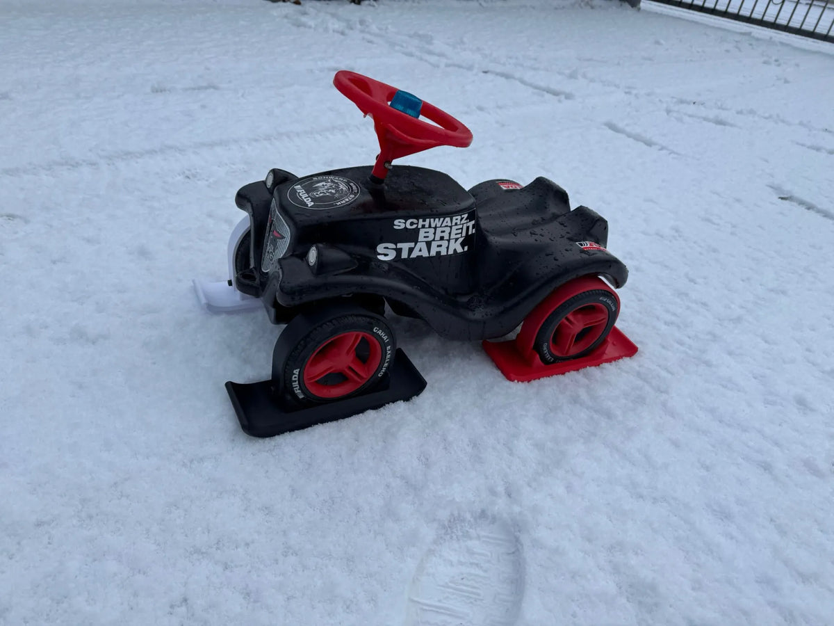 Skis Bobbycar pour pneus larges et étroits - Sport Print
