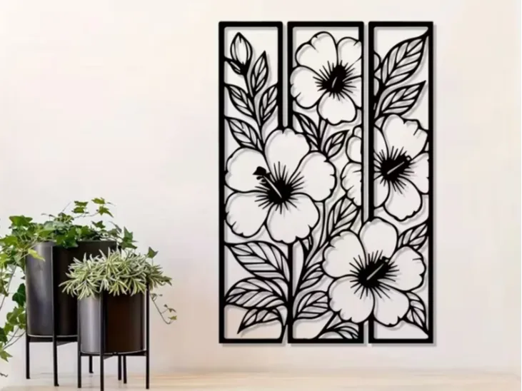 Décoration murale Panneau Floral - Art Print