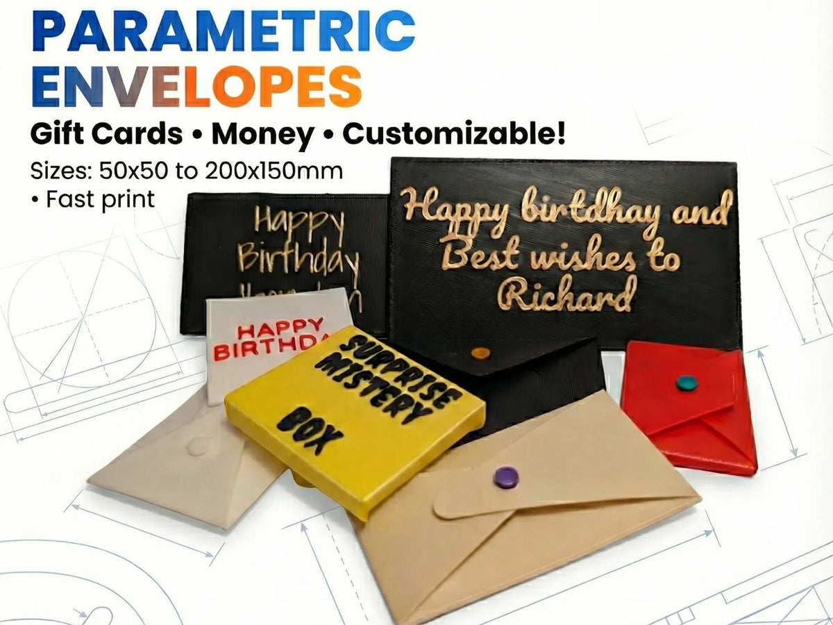 Enveloppe Ultime - Personnalisable et Pliable sur place - Fêtes Print