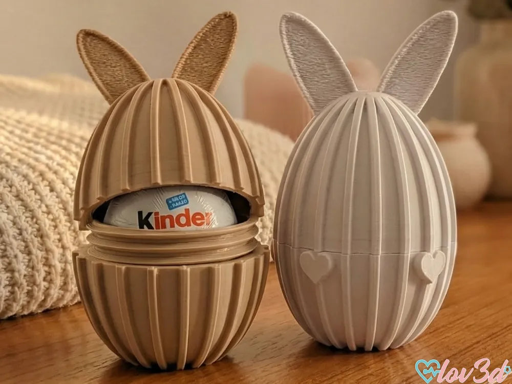 Boîte cadeau / Conteneur d'œuf de Pâques (Kinder Surprise) - Fêtes Print
