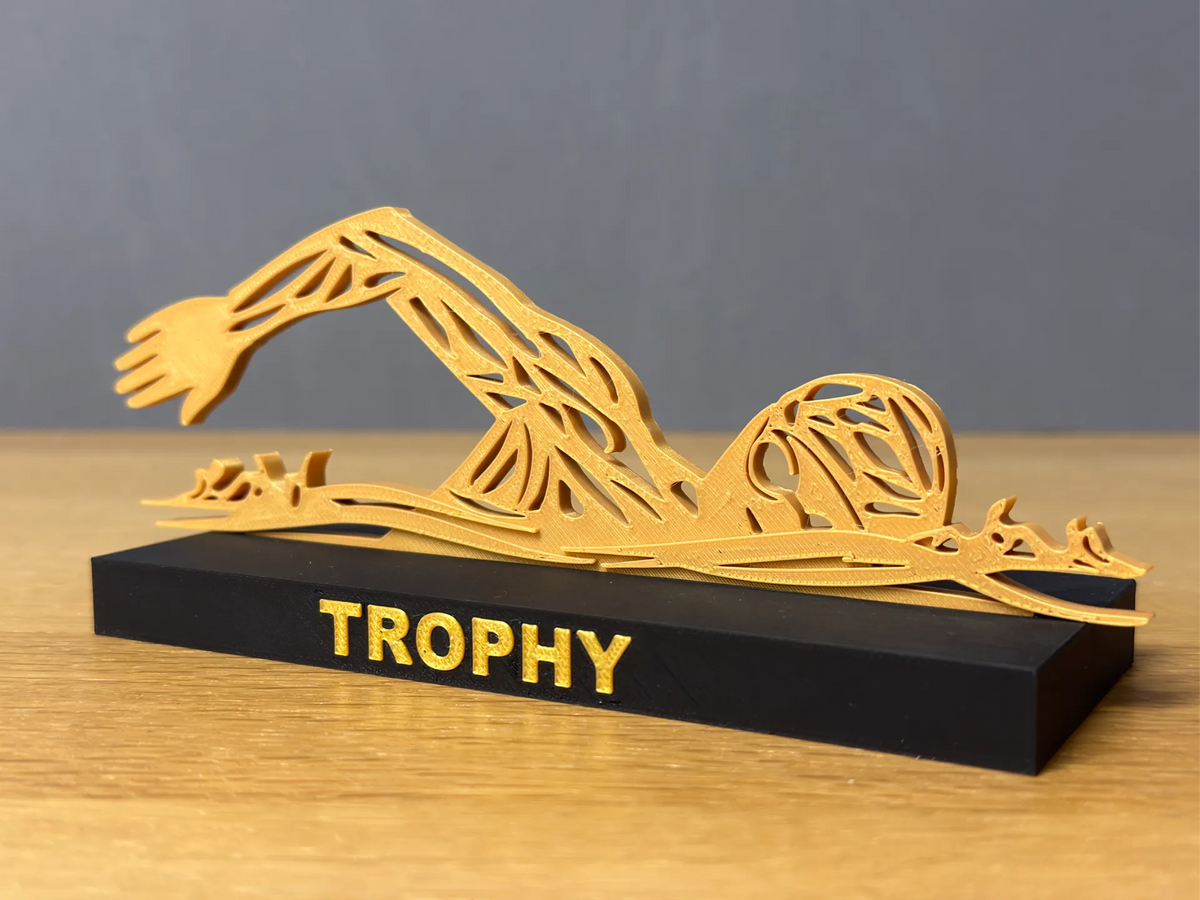 Trophée de natation - Sport Print