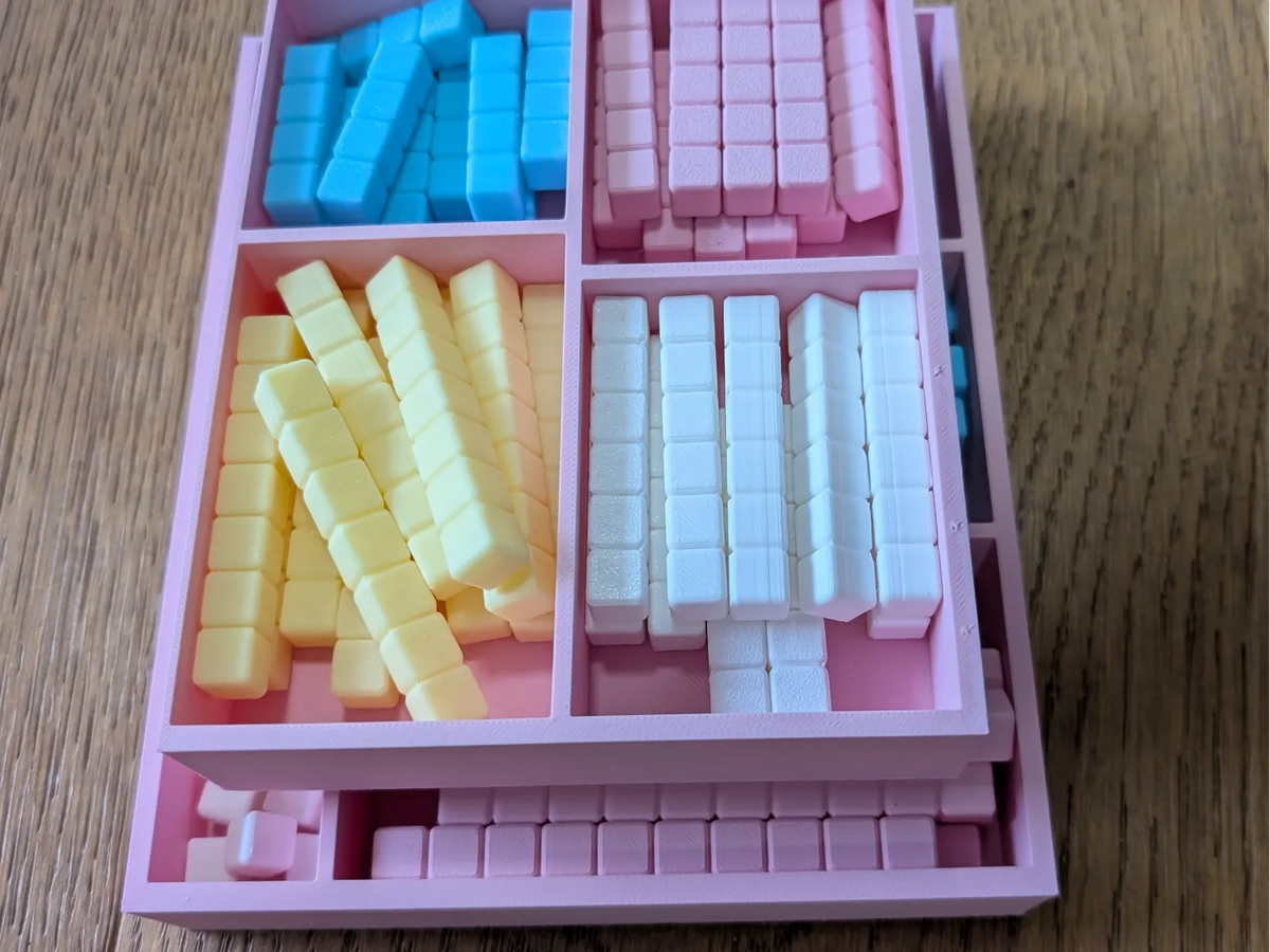 Bâtonnets Numériques Montessori - optimisés 5 couleurs - Bébé Print