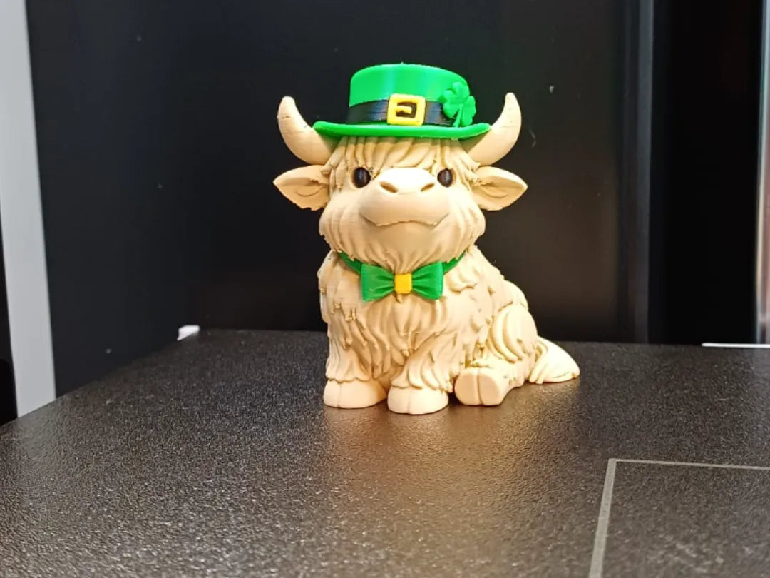 Vache des Highlands de la Saint-Patrick - Fêtes Print