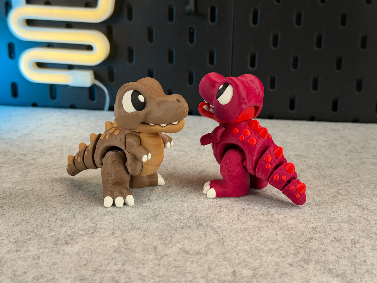 T-Rex Articulé Adorable - Maquette Print