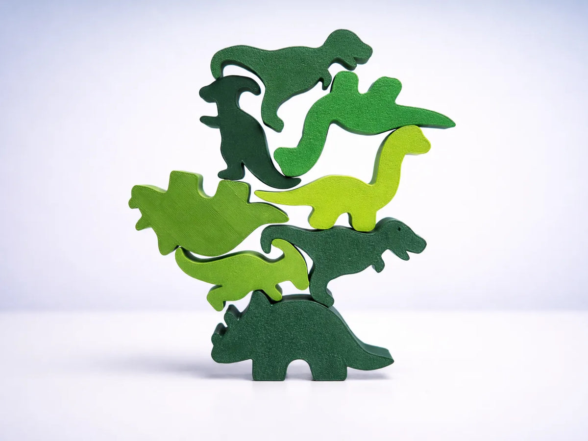Pile de dinosaures - Jeu d'équilibre et d'adresse - Jeux Print