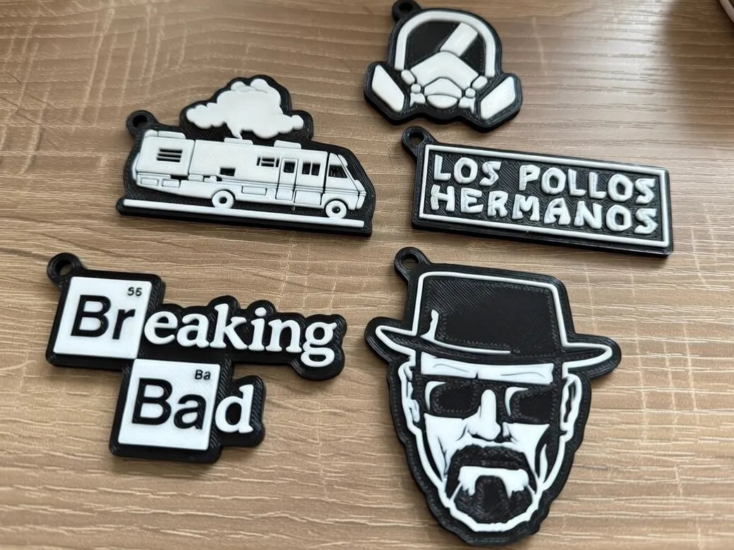 Lot de porte-clés Breaking Bad - Geek Print