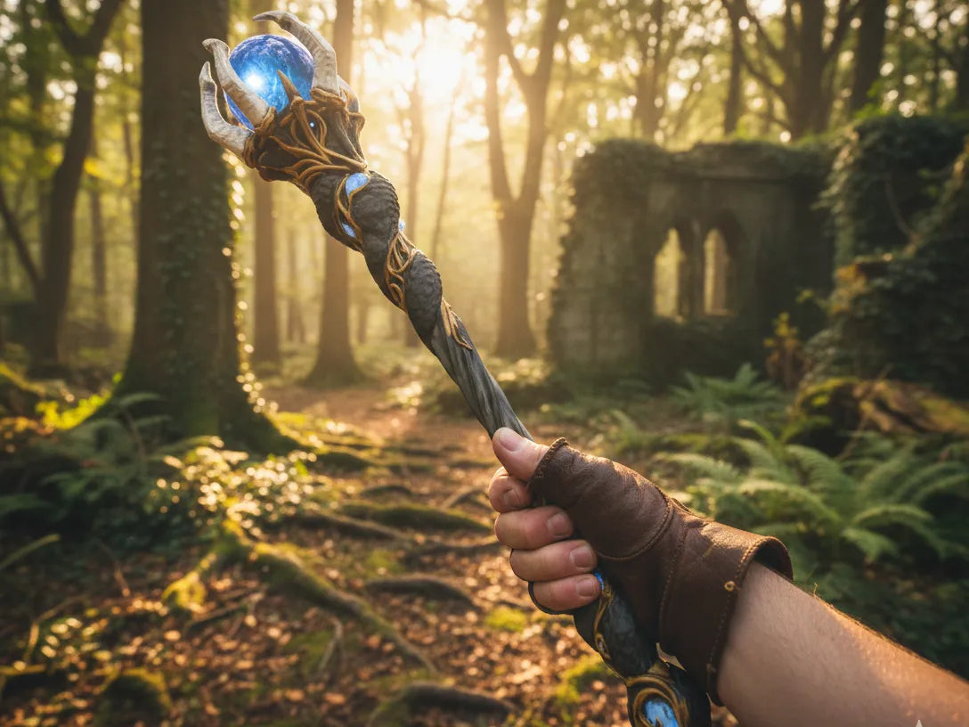 L'Œil de l'Azur – Bâton d'Archimage Légendaire - Cosplay Print