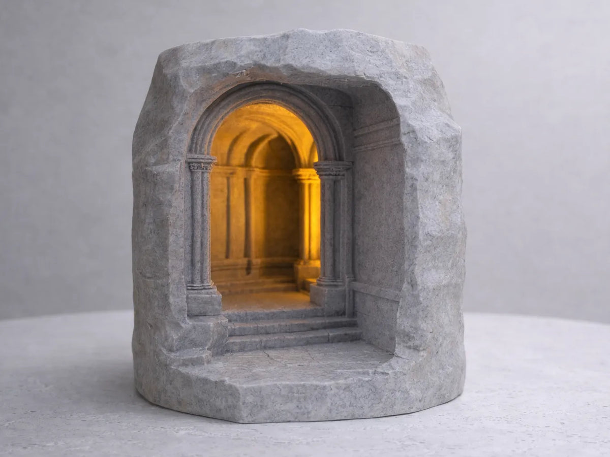 Galerie de book nook en pierre 2 - Maquette Print