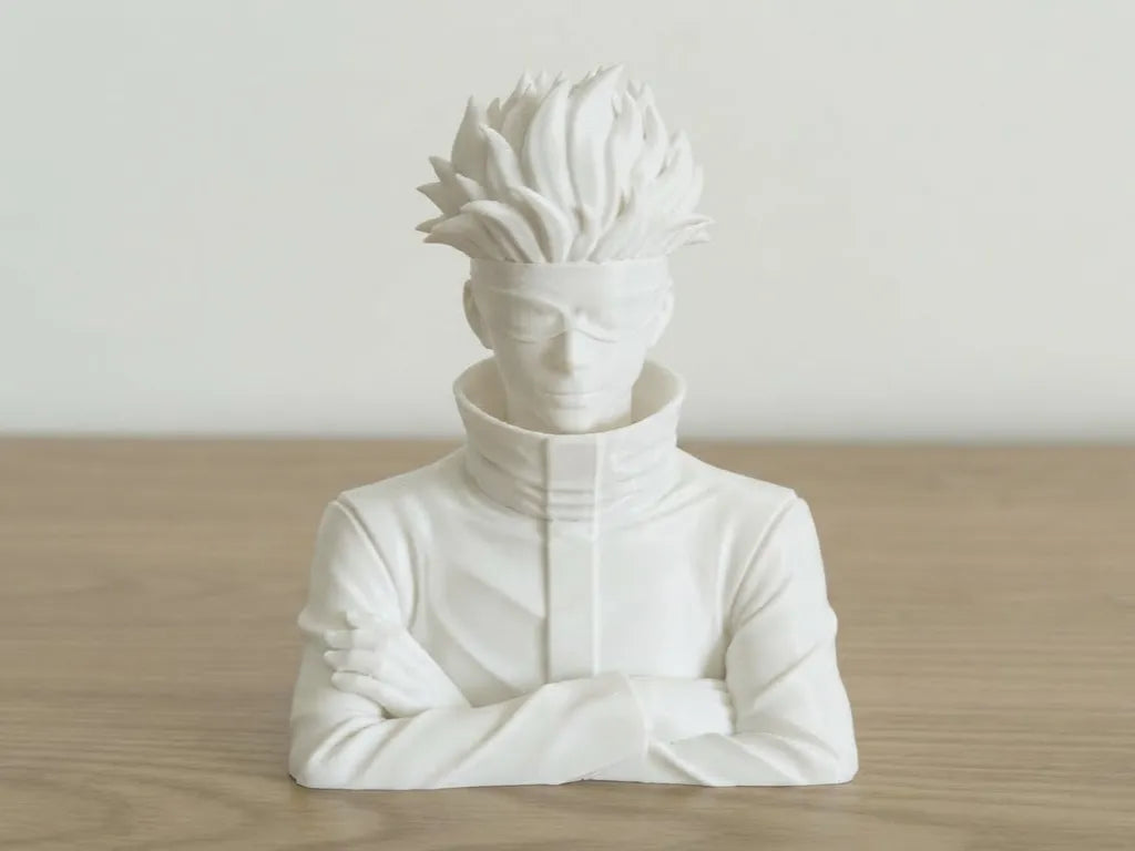 Buste de Gojo Satoru – Figurine d'Anime Jujutsu Kaisen - Figurine Print