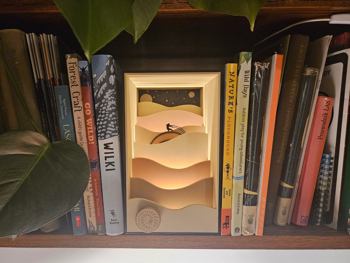 Dune Book Nook - Décoration mécanique épique - Maquette Print