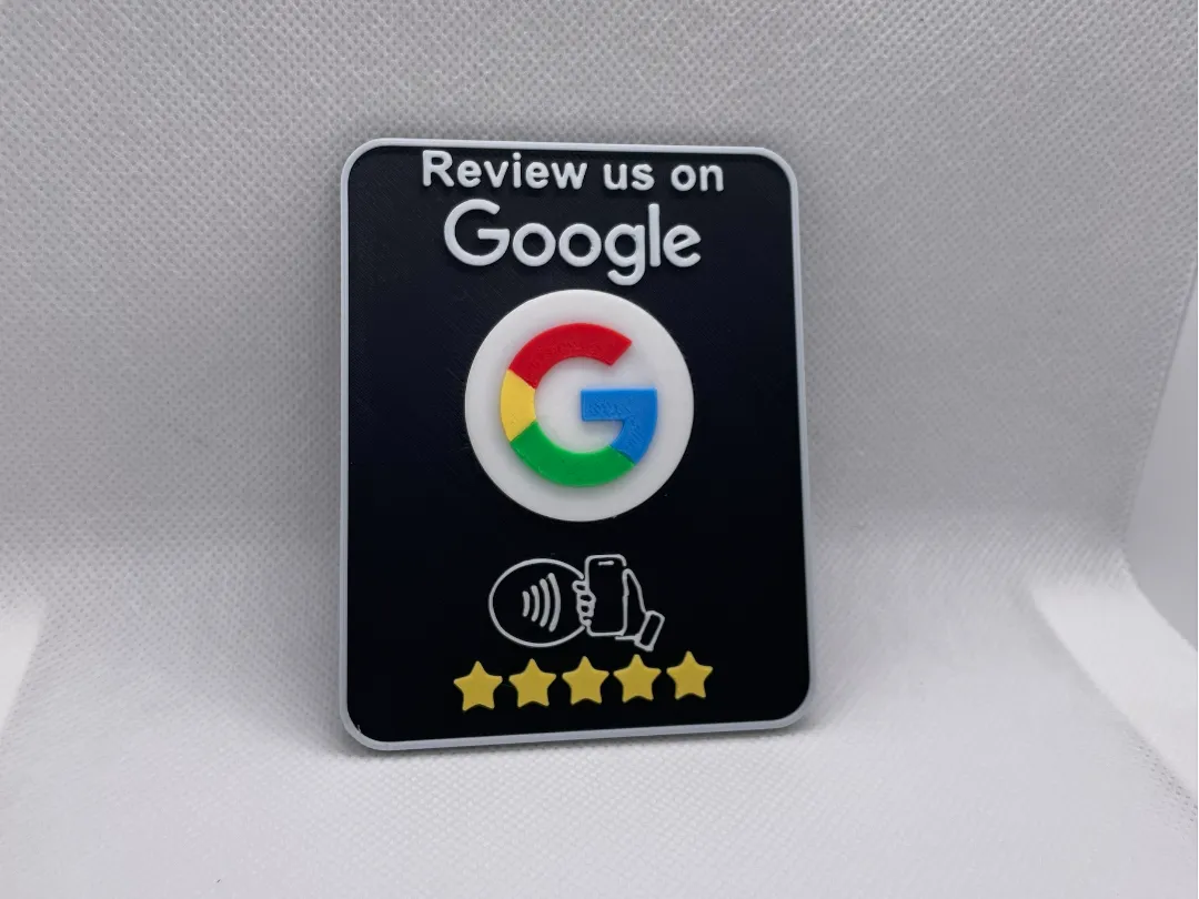 Carte d'avis Google personnalisée - NFC - avis instantanés - NFC Print