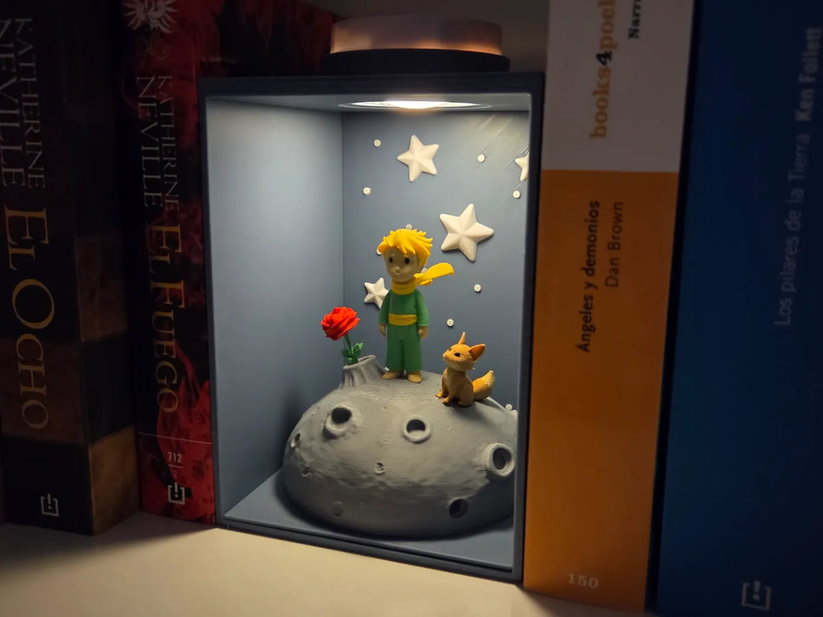 Le Petit Prince – Niche de Livre Histoire de la Lune - Maquette Print