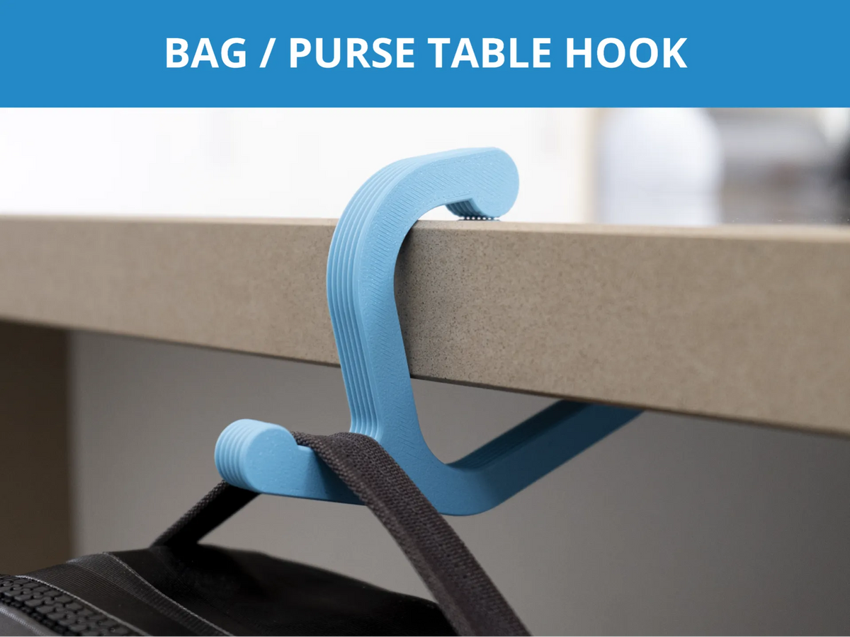 Crochet de table pour sac / sac à main - Convient à toutes les tables - Voyage Print
