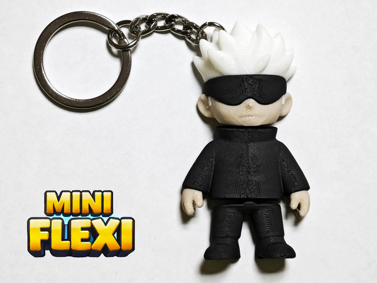 Satoru Gojo Mini Flexi – Figurine Anime Articulée - Figurine Print