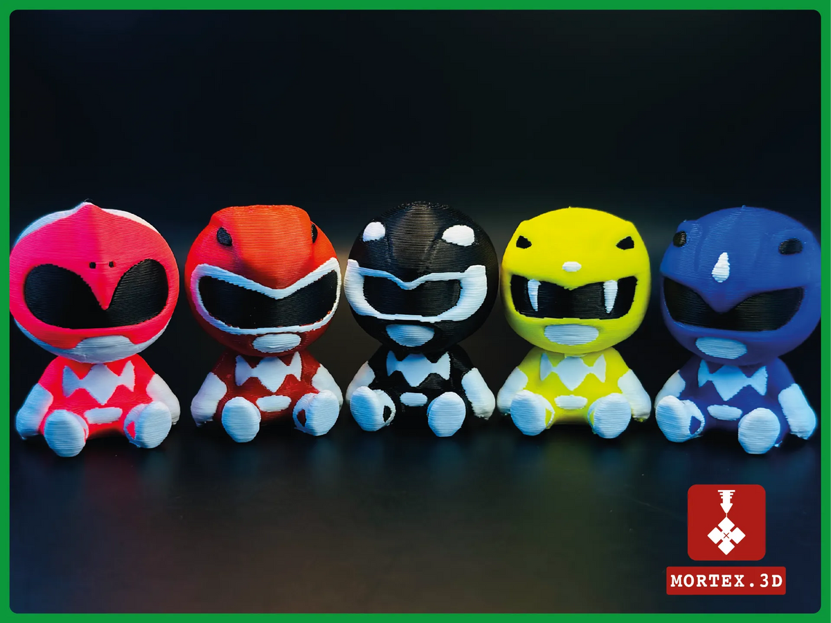 Mini figurine Power Rangers - Geek Print