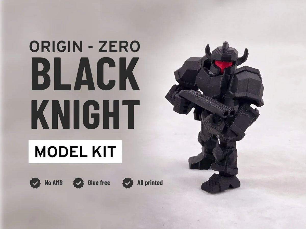 Origin-Zero: Chevalier Noir - Kit de modèle - Maquette Print