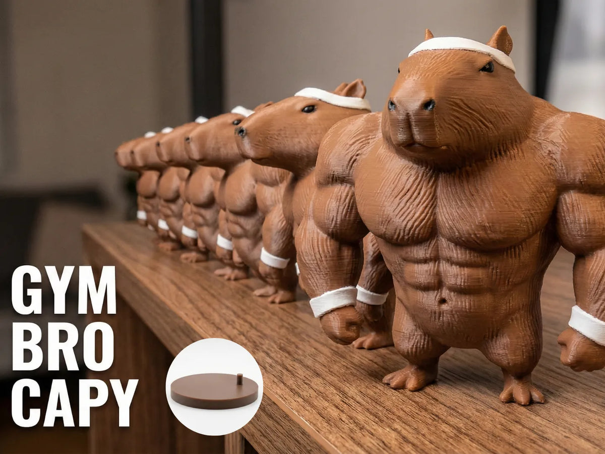 Capybara Musclé - Sport Print