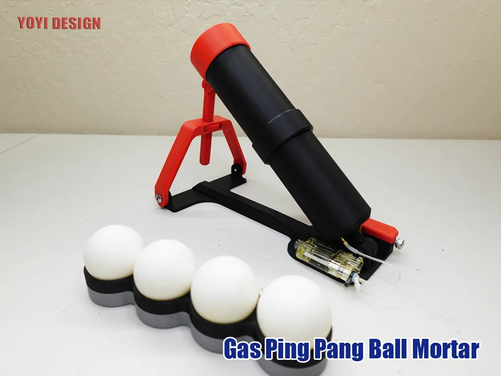 Mortier à balles de ping-pong à gaz - Sport Print