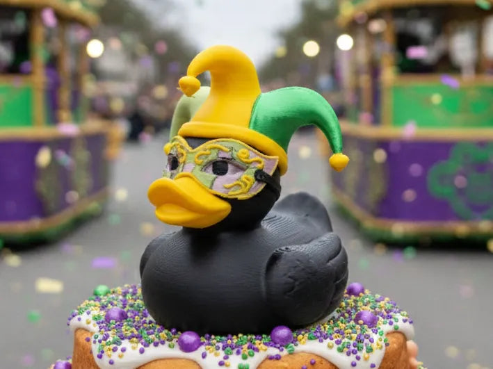 Canard Bouffon, Carnaval Mardi Gras Croisière, Canard Jeep - Fêtes Print