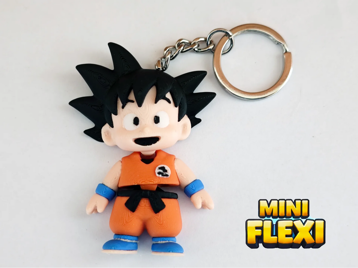 Goku Mini Flexi – Figurine d'anime articulée - Figurine Print