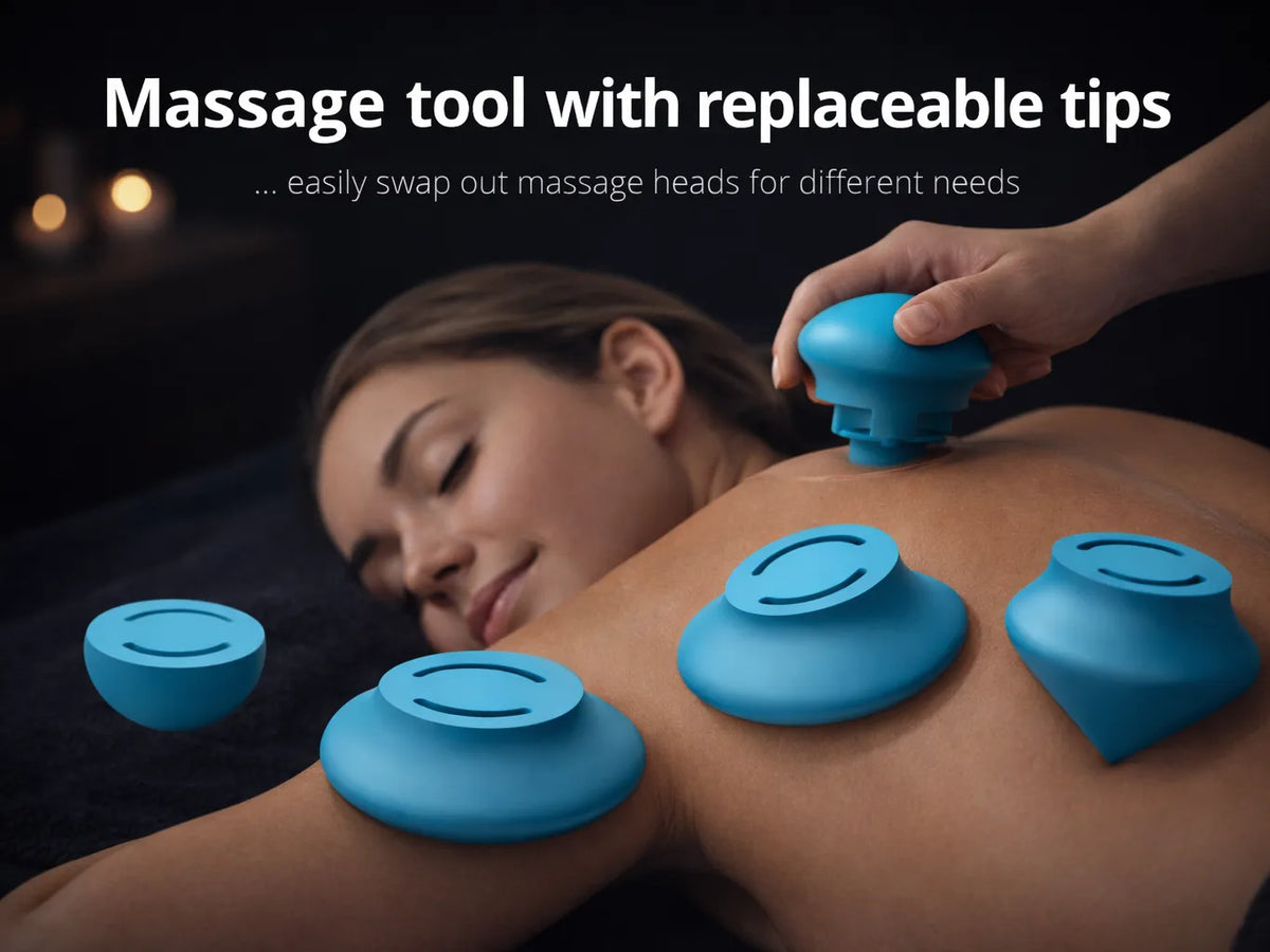 Outil de massage avec embouts interchangeables - Beauté Print