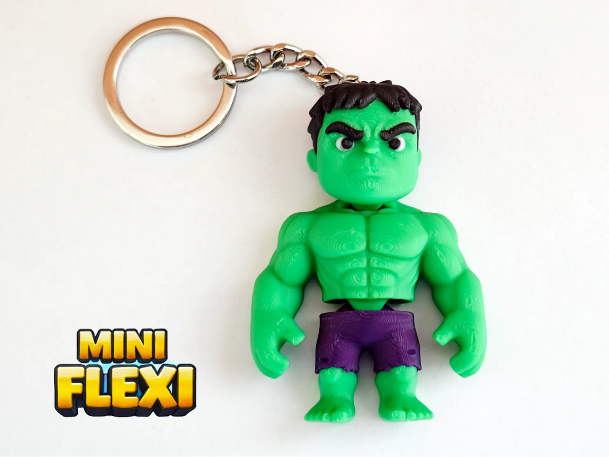 Hulk Mini Flexi – Figurine de super-héros articulée - Figurine Print