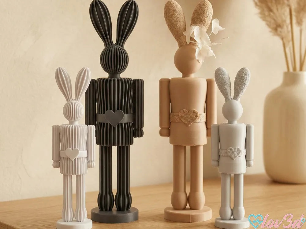 "Sir Mümmel" - Le Casse-Noisette Lapin de Pâques - Figurine Print