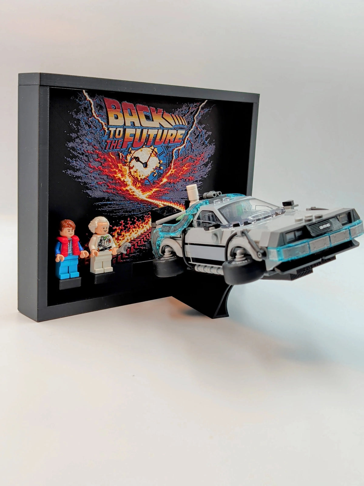 LEGO Speed Champions - Présentoir Retour vers le Futur - Geek Print