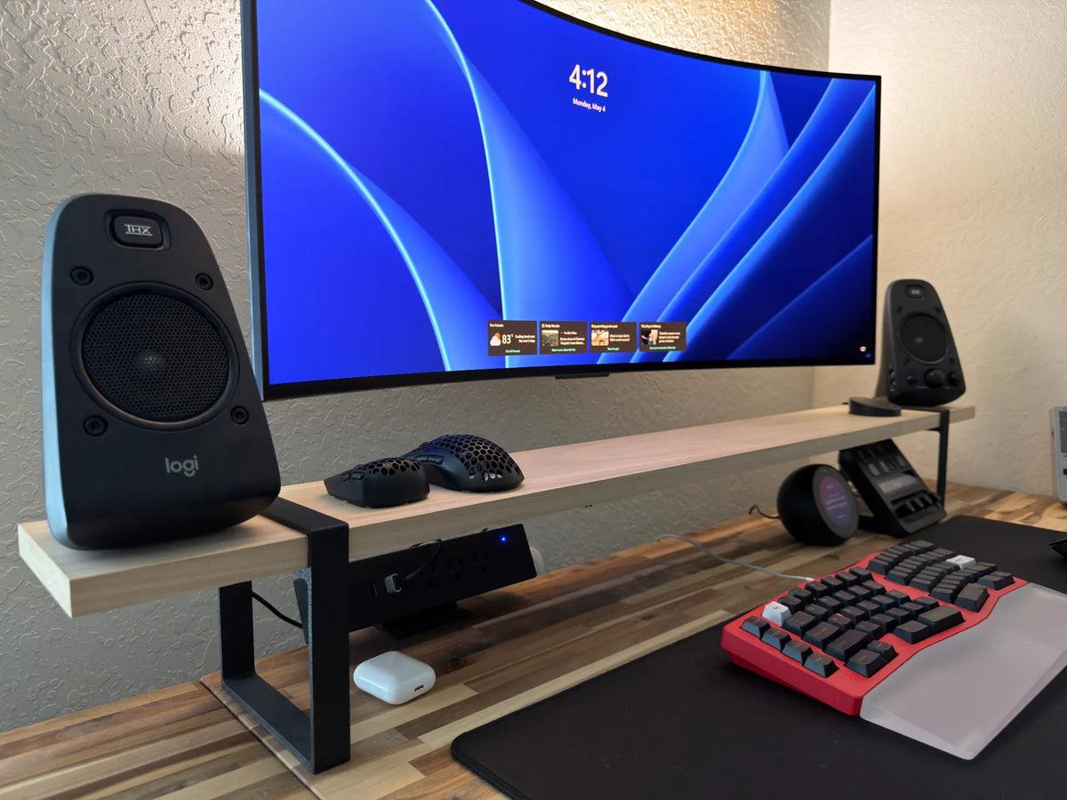 Étagère de bureau et pieds de rehausseur d'écran - Bureau Print