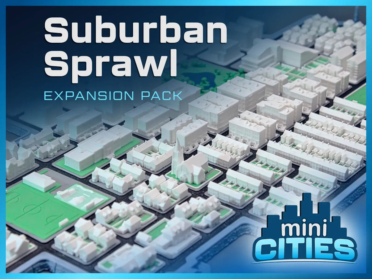 Mini Cities - Étalement périurbain - Art Print
