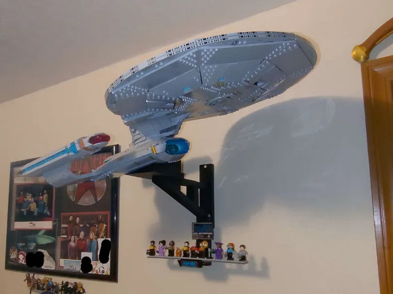 LEGᴑ Star Trek Enterprise 10356 Support mural PETG - Geek Print