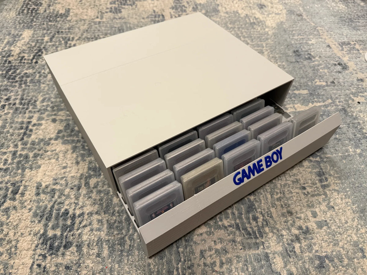 Tiroir de rangement pour cartouches Game Boy - DMG / GBC / GBA - Jeux Print