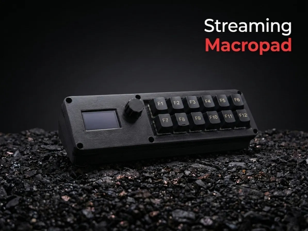 Clavier MacroPad multi-usages pour le streaming sur ordinateur - Tech Print