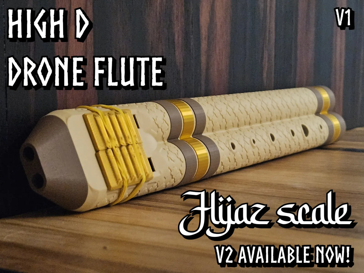 Flûte à drone D5 - Accord Hijaz - Music Print
