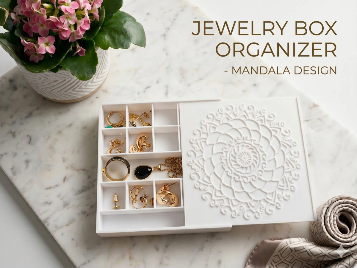 Organiseur de boîte à bijoux - mandala - Art Print